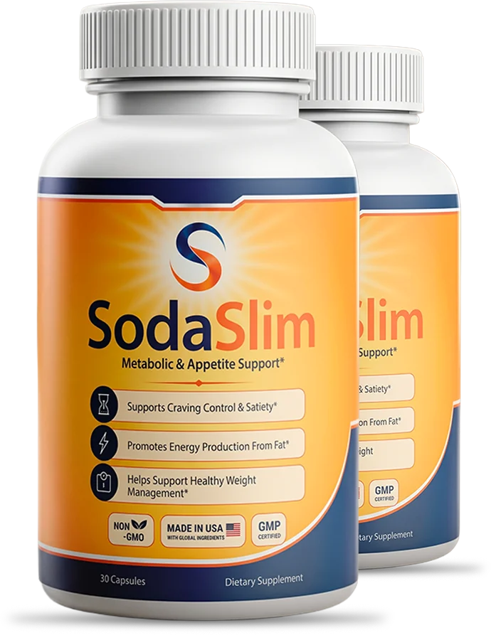 SodaSlim metabolic and appetite support capsule bottles